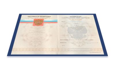 Аттестат за 11 класс 2007-2009